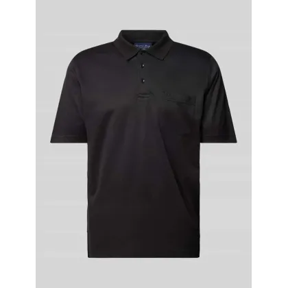 Zdjęcie Koszulka polo o kroju regular fit z kieszenią na piersi