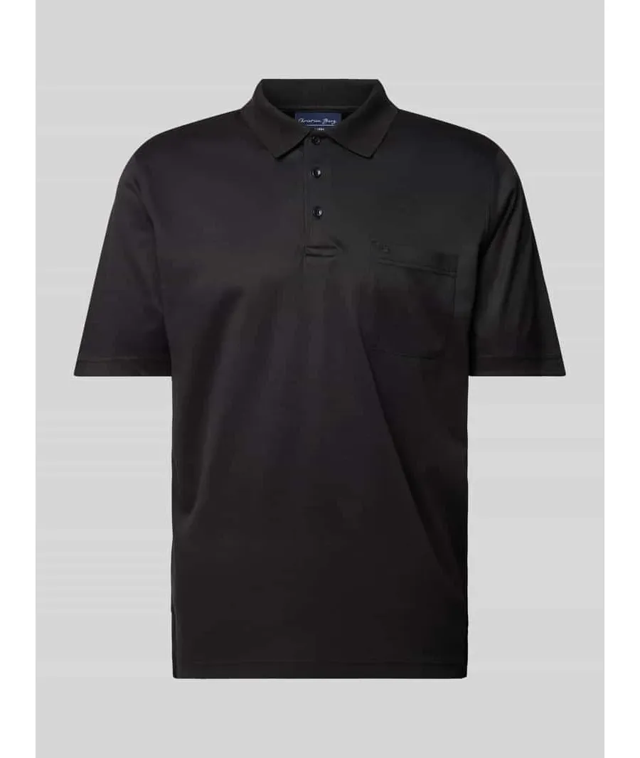 obrazek 1 Koszulka polo o kroju regular fit z kieszenią na piersi
