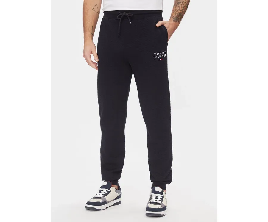 obrazek 1 Tommy Hilfiger Spodnie dresowe UM0UM02983 Granatowy Regular Fit