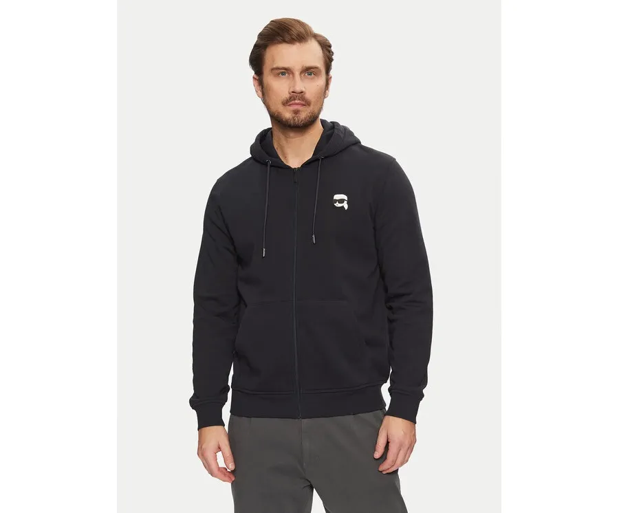obrazek 1 KARL LAGERFELD Bluza 705074 551900 Czarny Regular Fit