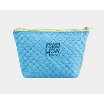 Zdjęcie Cudowna kosmetyczka z alcantary na prezent dla przedsiębiorstw