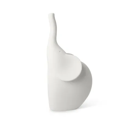 Picture Italian ceramic elephant figurine - 12x9x26 cm