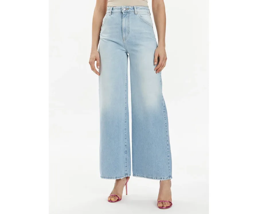 obrazek 1 ViCOLO Jeansy DB5153 Niebieski Wide Fit