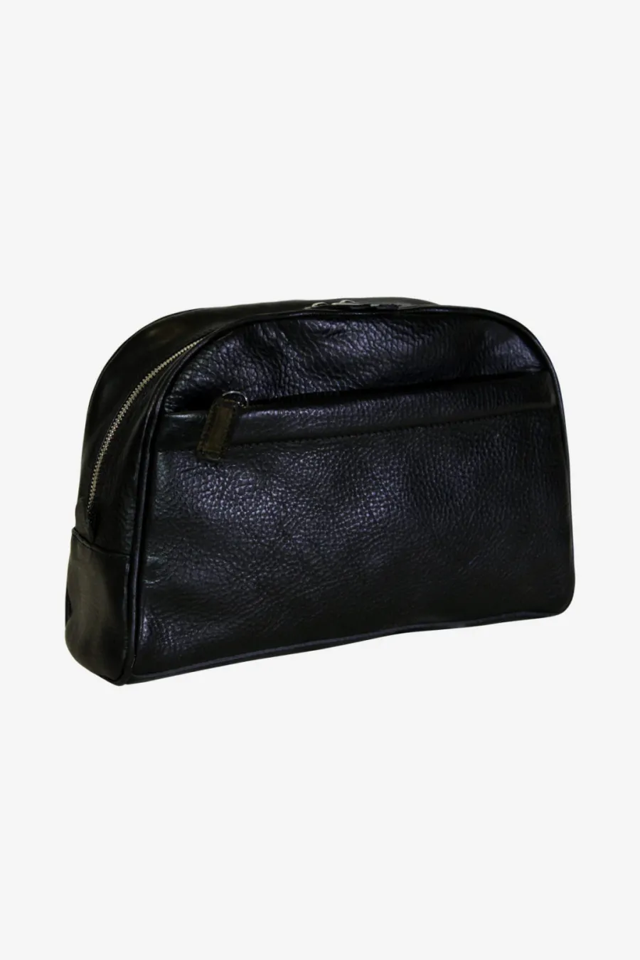 obrazek 2 Elegancka kosmetyczka skórzana w kolorze czarnym - Terrida