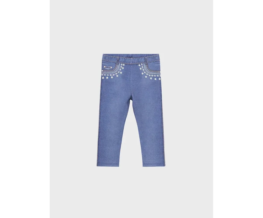 obrazek 1 Mayoral Legginsy 1730 Niebieski Slim Fit