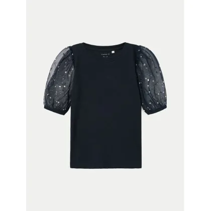 Zdjęcie NAME IT Bluzka 13236047 Granatowy Slim Fit