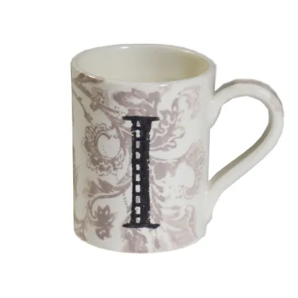 Picture Decorative mug with the letter I - Virginia Casa