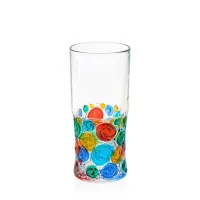 Picture Hand-painted set of 6 drinking glasses (350 ml)