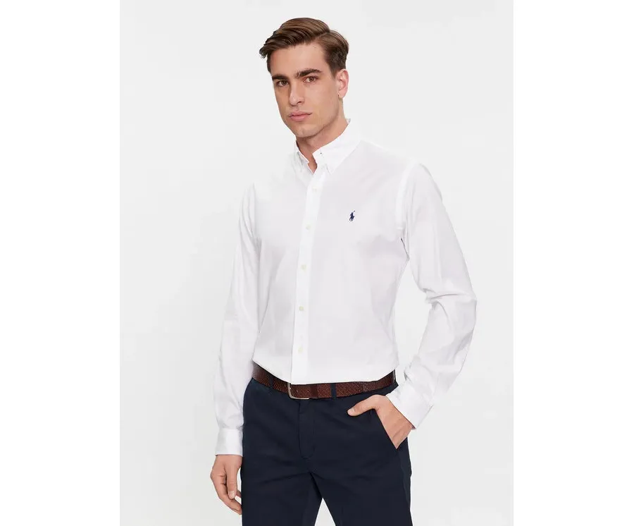 obrazek 1 Polo Ralph Lauren Koszula 710829480002 Biały Custom Fit