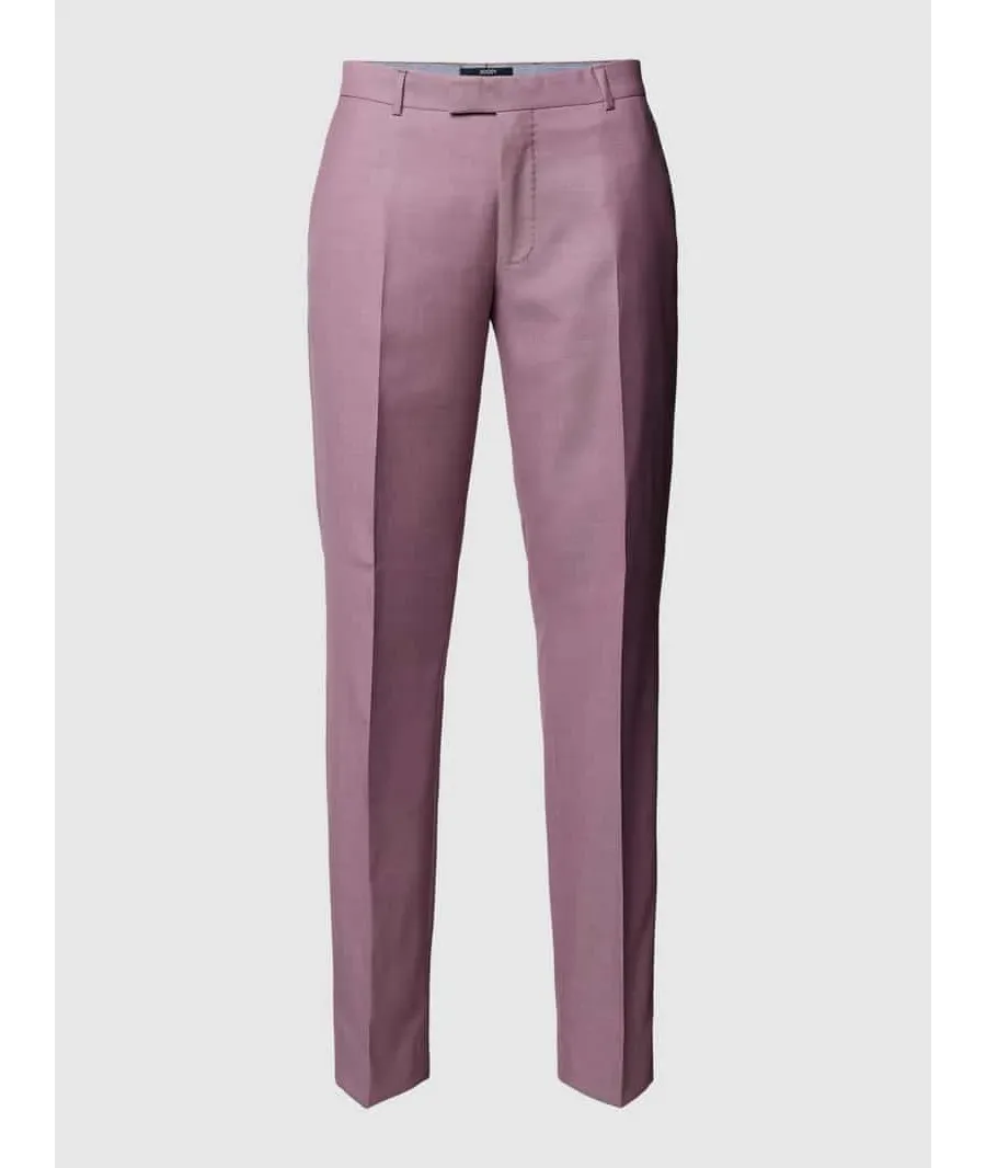 obrazek 1 Spodnie do garnituru o kroju slim fit z żywej wełny model ‘Blayr’