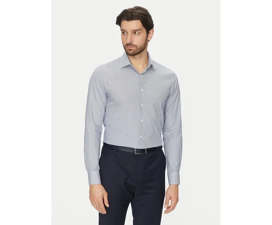 obrazek 1 Michael Kors Koszula MK0DS01293 Niebieski Slim Fit