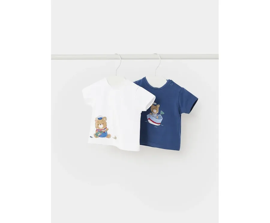 obrazek 1 Mayoral Komplet 2 t-shirtów 1002 Kolorowy Regular Fit