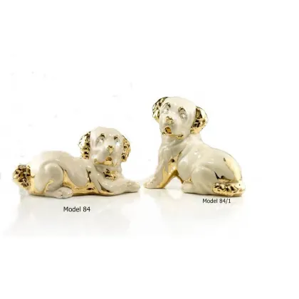 Picture A beautiful ceramic dog - an exclusive living room decoration