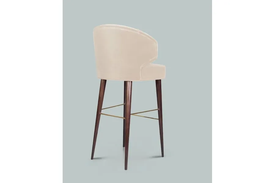 picture 4 Exclusive upholstered bar stool - Ottiu
