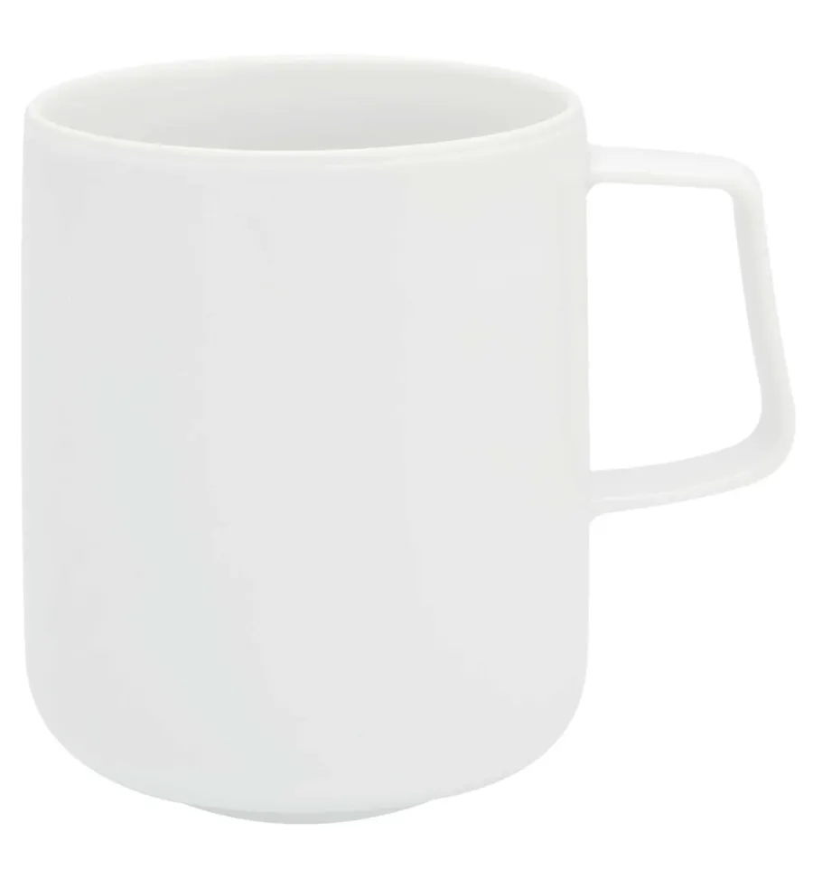picture 1 Classic white porcelain mug from the unique Silkroad White collection - Vista Alegre