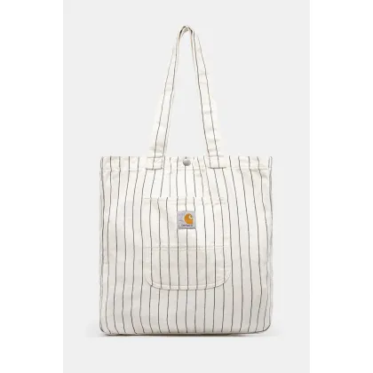 Zdjęcie Carhartt WIP torba bawełniana Hendry Tote kolor beżowy I034788