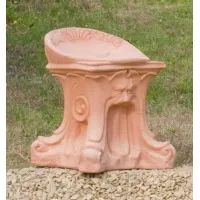 Zdjęcie Ogrodowe siedzisko z terakoty wykonane w stylu antycznym - Fornace Masini