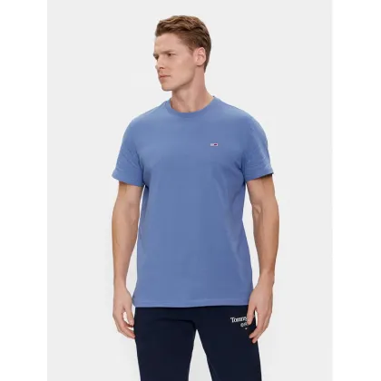 Zdjęcie Tommy Jeans T-Shirt Classic DM0DM09598 Niebieski Regular Fit