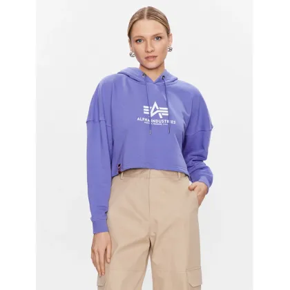 Zdjęcie Alpha Industries Bluza Basic 116057 Fioletowy Regular Fit