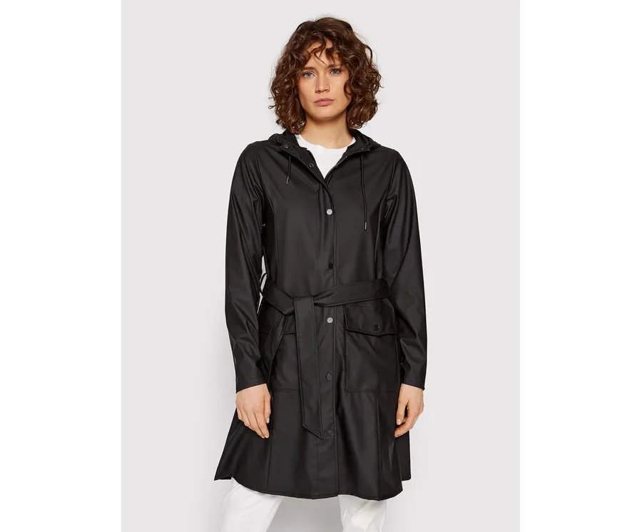 obrazek 1 Rains Kurtka przeciwdeszczowa 18130 Czarny Regular Fit