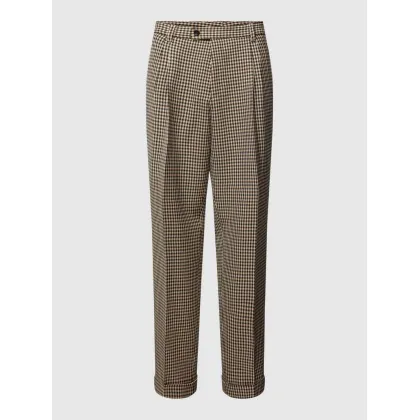 Zdjęcie Spodnie do garnituru o kroju slim fit w kant model ‘Fraye’