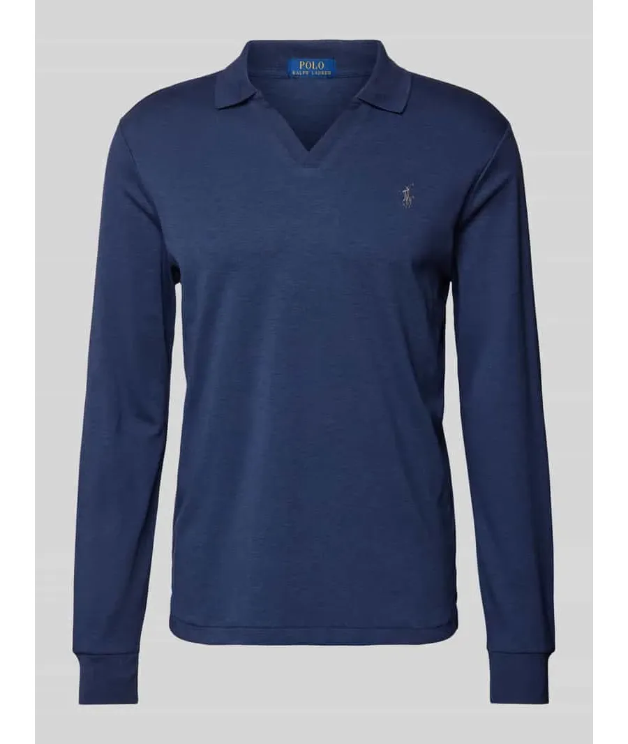 obrazek 1 Polo Ralph Lauren Sweter 710922252003 Granatowy Custom Slim Fit