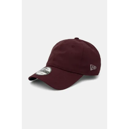 Zdjęcie New Era czapka z daszkiem z domieszką wełny WR 920 kolor bordowy gładka 60565097
