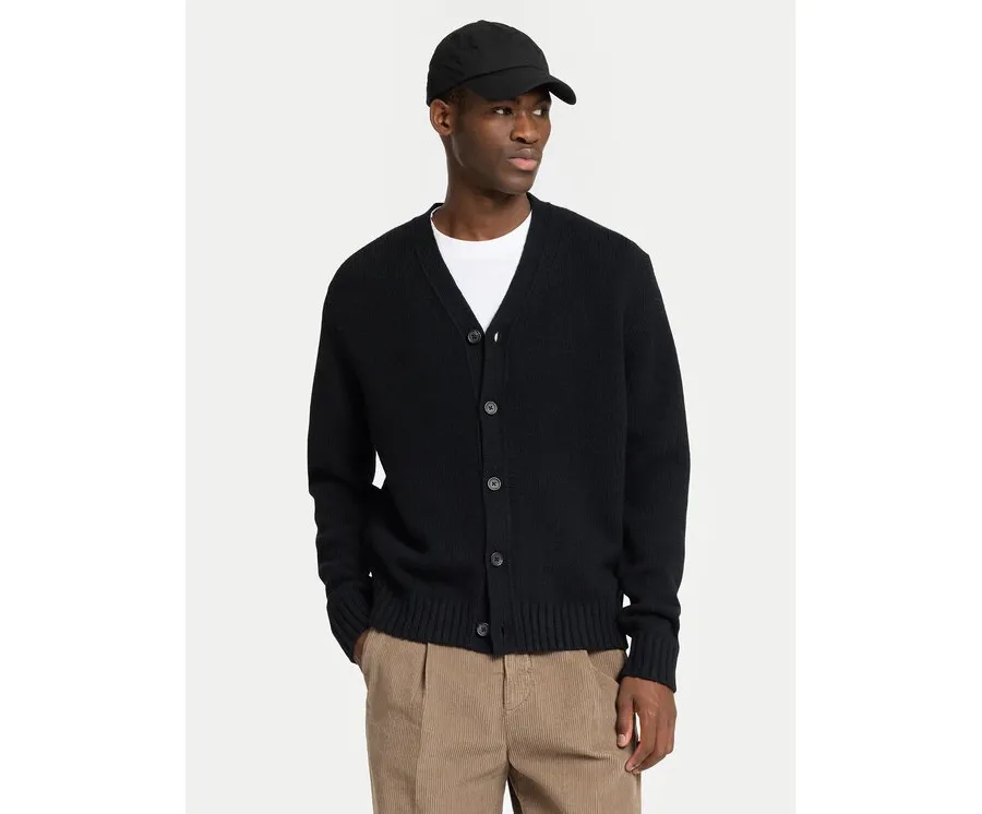 obrazek 1 Selected Homme Kardigan Cody 16095620 Czarny Relaxed Fit