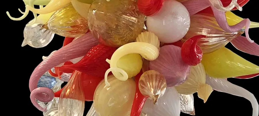 obrazek 3 Wyjątkowy żyrandol rzeźba ze szkła Murano – Vetreria Artistica Rosa