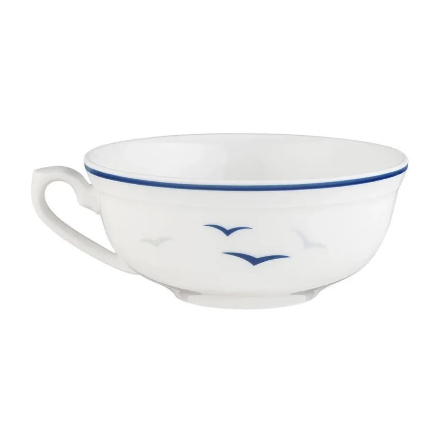 obrazek 2 Wyjątkowa porcelanowa filiżanka do herbaty zdobiona motywem ptaków w stylu klasycznym – Tettau