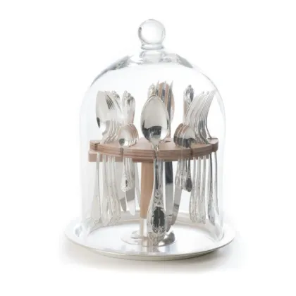 Zdjęcie Oryginalny włoski duży zestaw sztućców platerowanych srebrem – Pampaloni