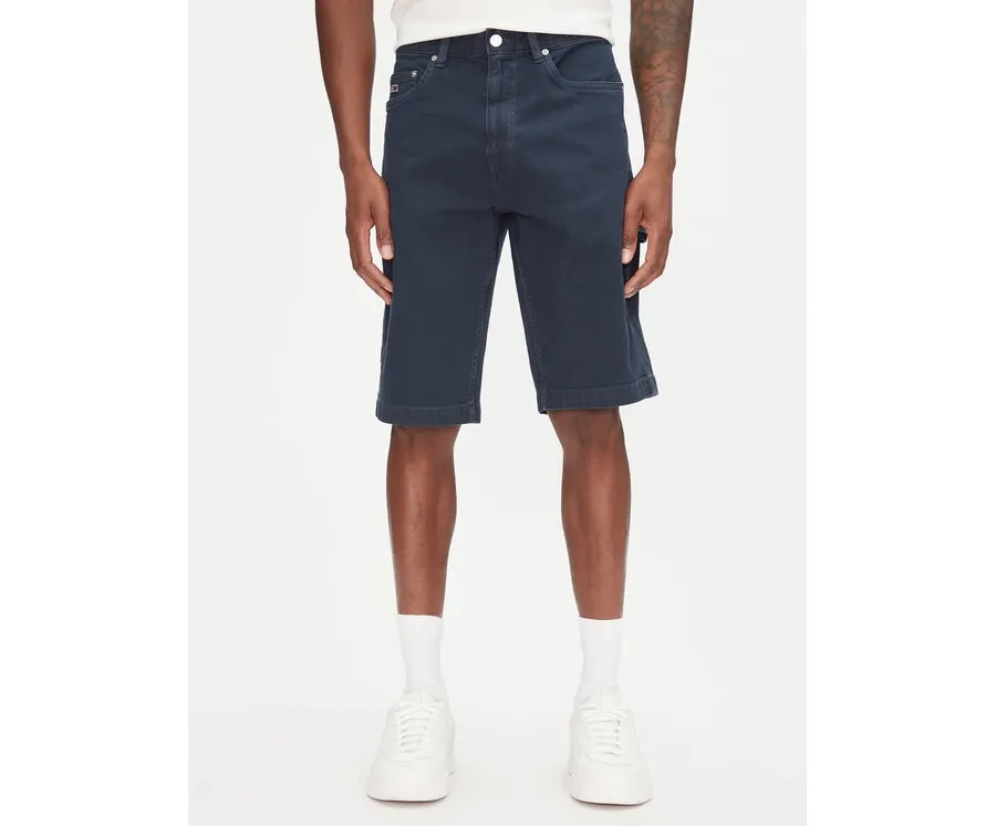 obrazek 1 Tommy Jeans Szorty materiałowe Jaimie DM0DM21951 Granatowy Slim Fit