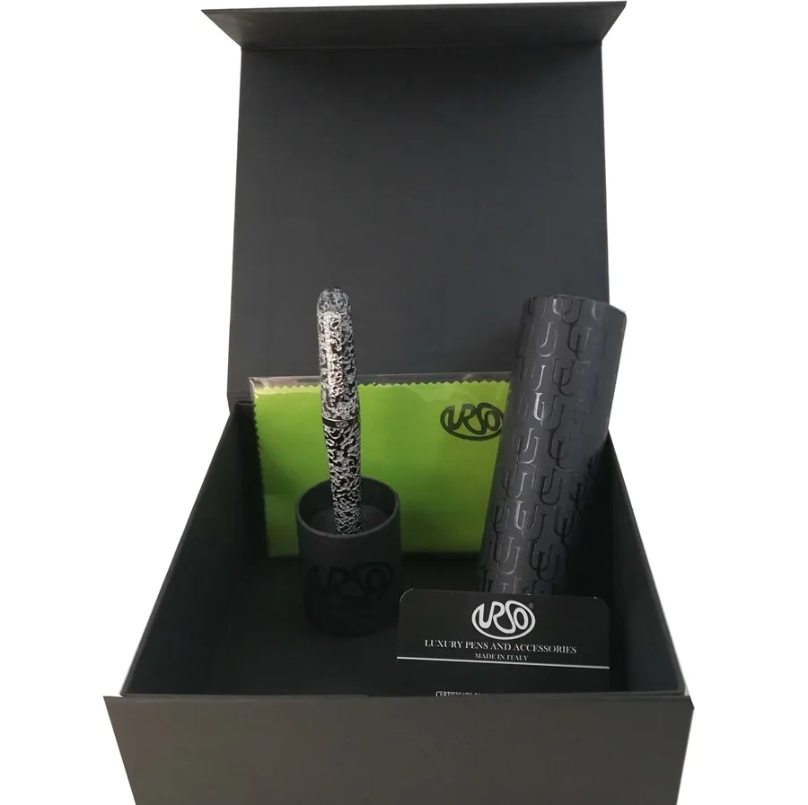 obrazek 5 Włoskie pióro wieczne Crisopea Black Silver - Urso