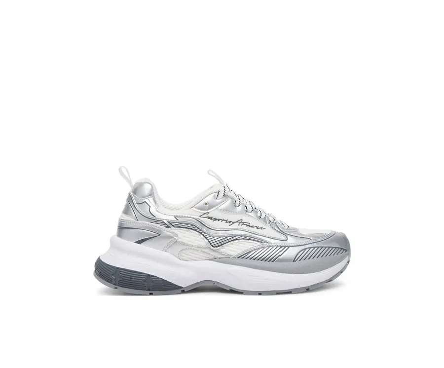 obrazek 1 Emporio Armani Sneakersy X3X238 XR388 00520 Srebrny