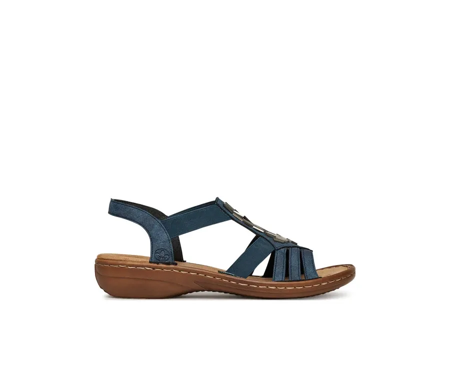 obrazek 1 Rieker Sandały 60800-14 Niebieski