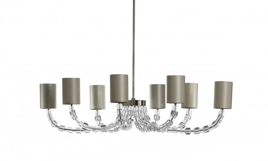 picture 3 Elegant chandelier with cristals and eight arms