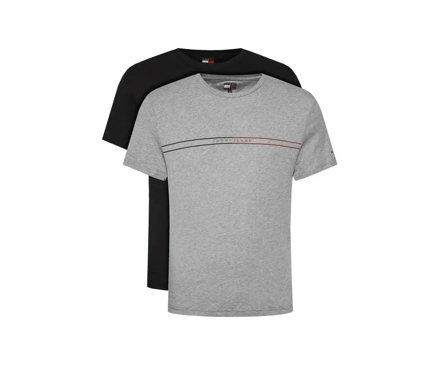 obrazek 1 Tommy Jeans Komplet 2 t-shirtów Entry Graphic DM0DM21902 Kolorowy Slim Fit