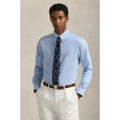 Zdjęcie Polo Ralph Lauren koszula męska kolor niebieski slim z kołnierzykiem button-down 710929344