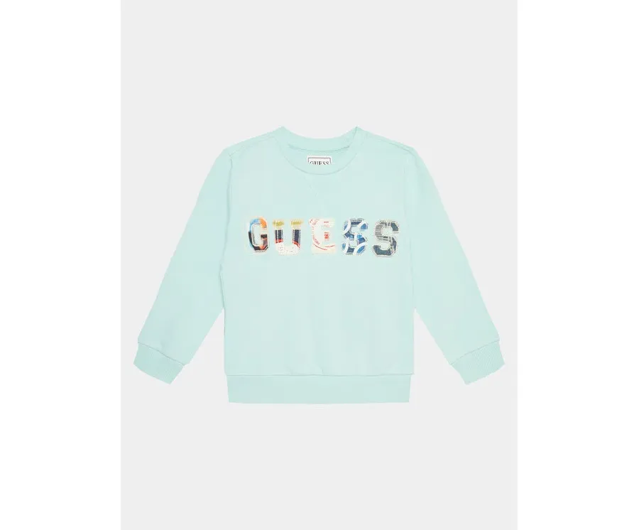 obrazek 1 Guess Bluza N4GQ04 KA6R3 Niebieski Regular Fit
