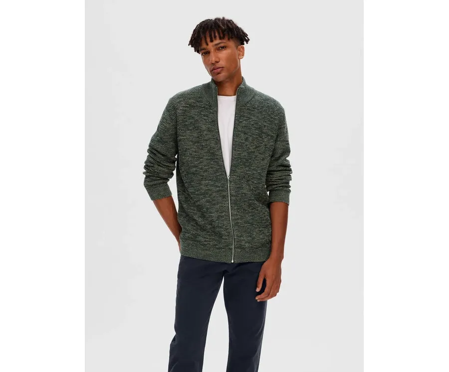 obrazek 1 Selected Homme Sweter 16090152 Zielony Regular Fit