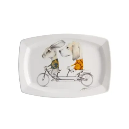 Zdjęcie Luksusowy porcelanowy malowany talerz - Vista Alegre