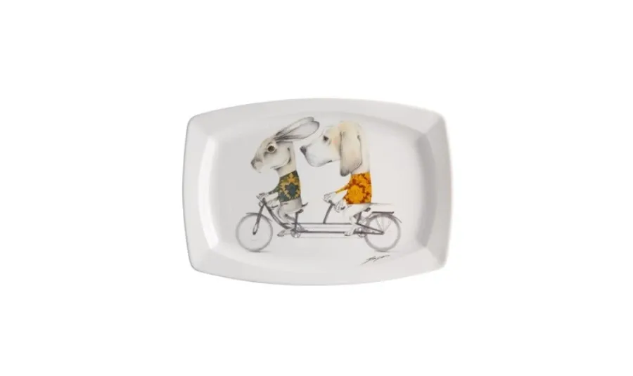 obrazek 1 Luksusowy porcelanowy malowany talerz - Vista Alegre
