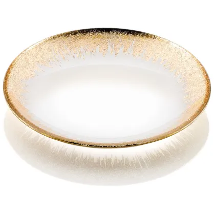 Picture Exclusive round Horizon plate with beautiful gold decoration – IVV