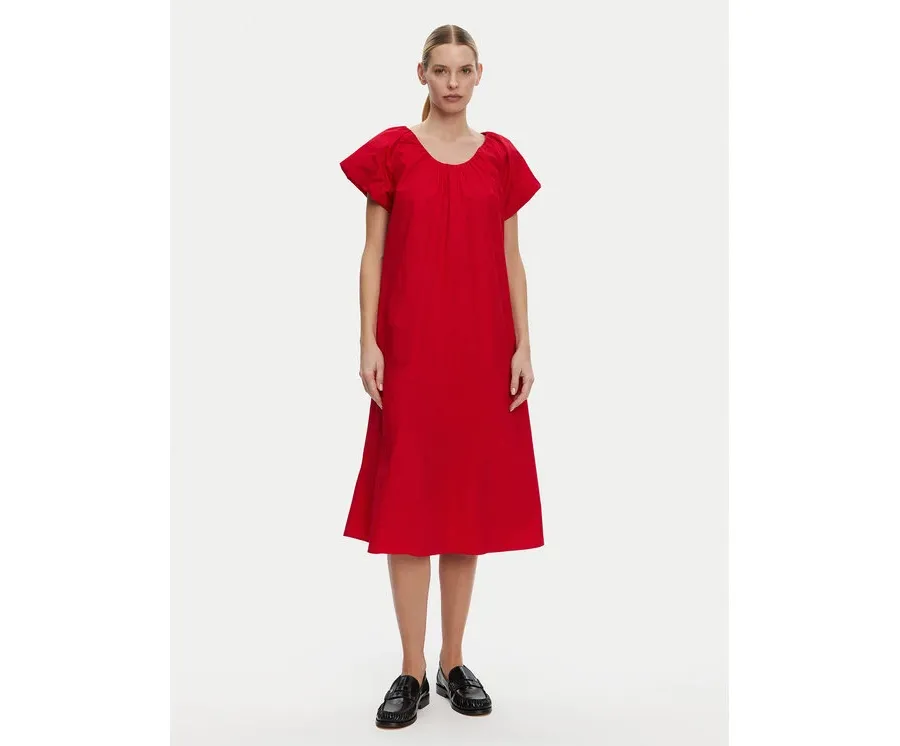 obrazek 1 Tommy Hilfiger Sukienka letnia WW0WW44667 Czerwony Relaxed Fit