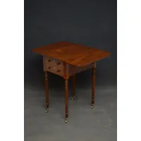Picture Regency, mahogany, occasional table with falling leaves - antique