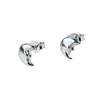Zdjęcie Kolczyki półksiężyce o wymiarach 10x7mm.