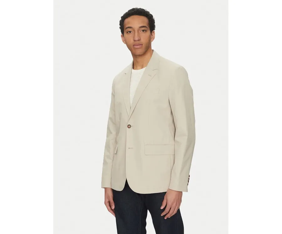 obrazek 1 Michael Kors Marynarka CS5100THC2 Beżowy Slim Fit