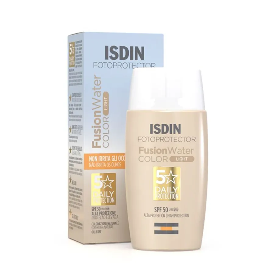 obrazek 1 Isdin Fotoprotector Fusion Water Krem do twarzy SPF 50 Kolor Light  light 50 ml