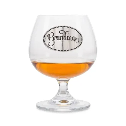 Zdjęcie Kryształowy kieliszek do brandy – prezent dla wyjątkowej babci
