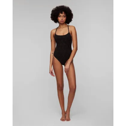 Zdjęcie Czarny Strój Kąpielowy Jednoczęściowy Damski Seafolly Scoop Neck One Piece